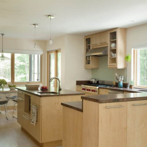 Contemporary kitchen view 2