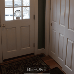 BEFORE Boxford Remodel Entry