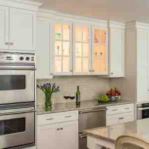 Boxford Remodel view to new glass display cabinet