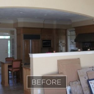 BEFORE - view from family-room