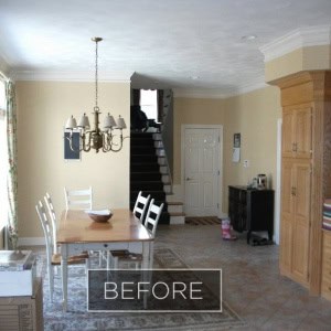 BEFORE-view to mudroom built-in