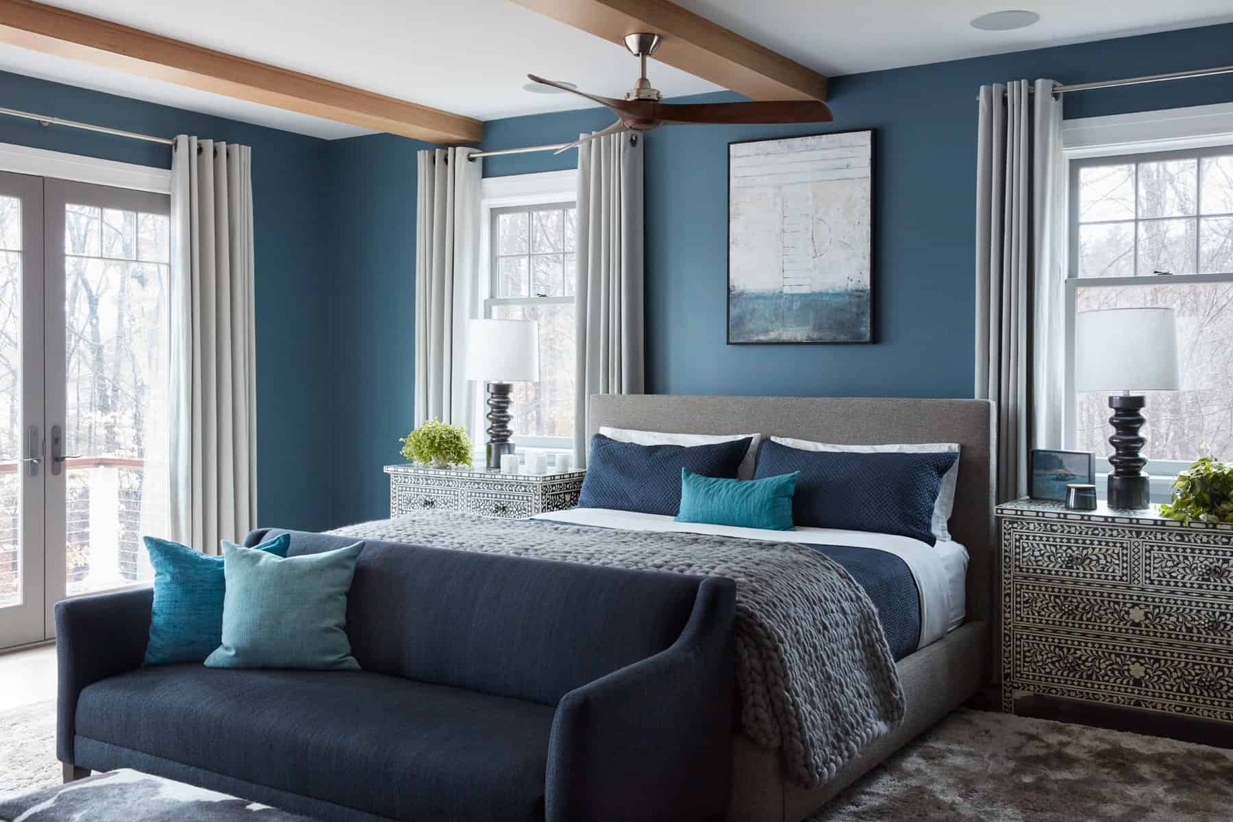 TRANSITIONAL TRANQUILITY MASTER BEDROOM