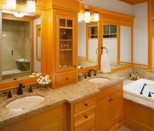 LAKEFRONT LODGE MASTER BATH- Trends Top 50 American Bathrooms