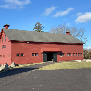The 1806 barn was also renovated. This barn houses a variety of animals.