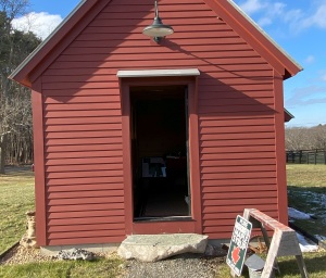 Maple sugar is sold from the new maple sugar shed
