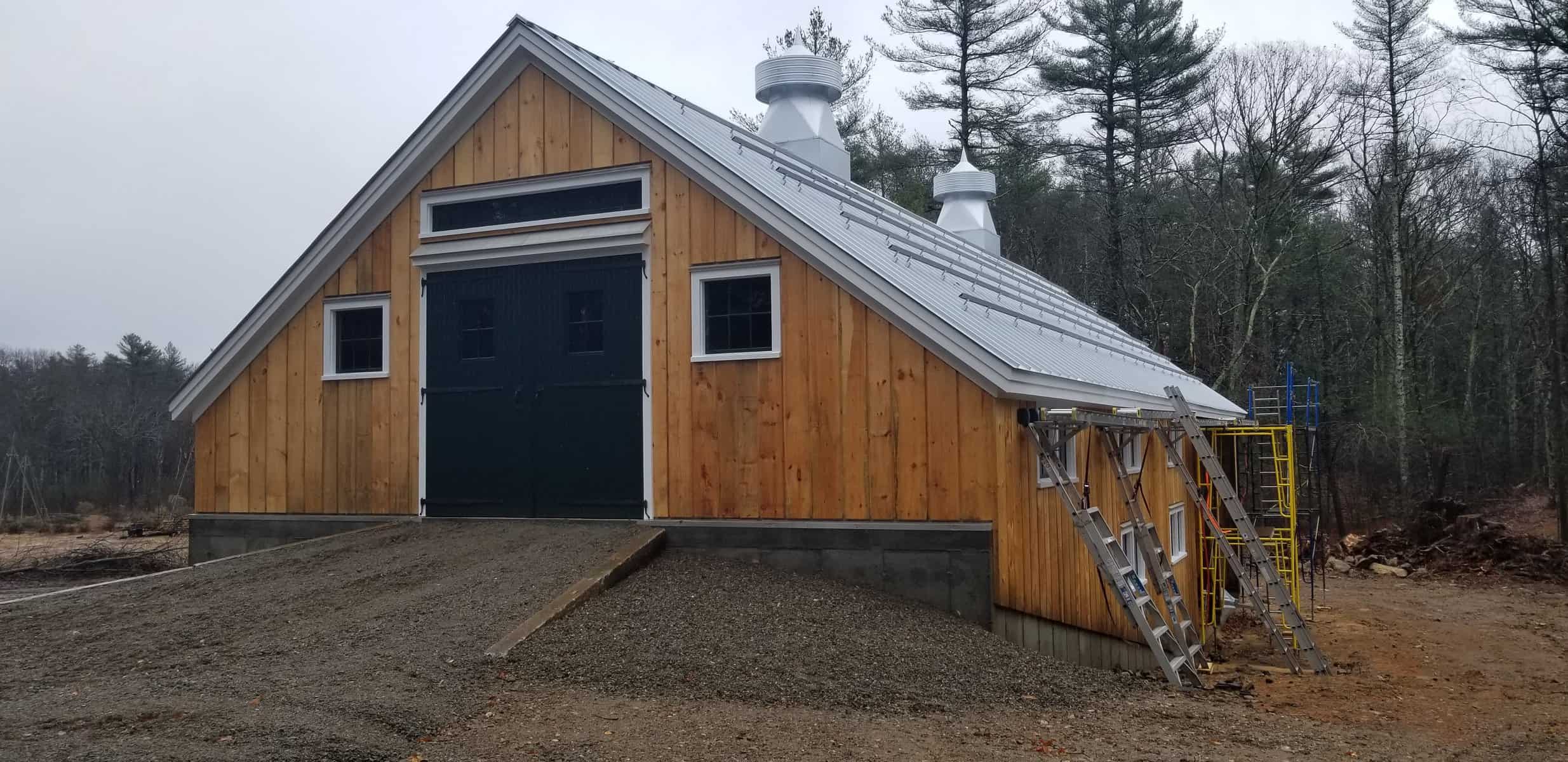 A new additional "ibarn" was built in 2018 to store farm implements and equipment