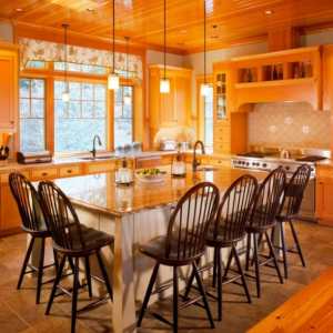 Maine Lakes Region Custom Home Kitchen 2