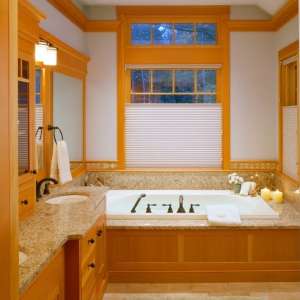 Maine Lakes Region Custom Home Master Bath 2
