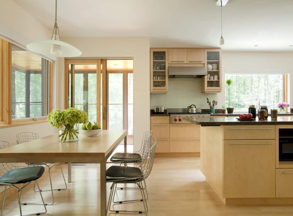 Contemporary kitchen view 1
