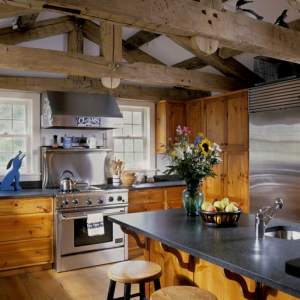 Antique timber frame Kitchen Addition
