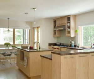 Contemporary kitchen view 2