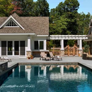 Poolhouse Exterior Daytime