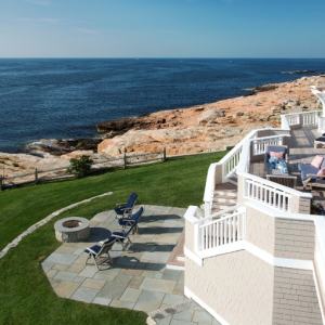 Gloucester deck view-towards hottub and firepit