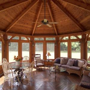 Timber Frame Three Season Room 2