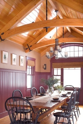 Maine Lake Home Dining Room