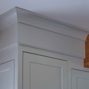 The biggest challenge was designing the cabinets to accommodate the structural posts and beams