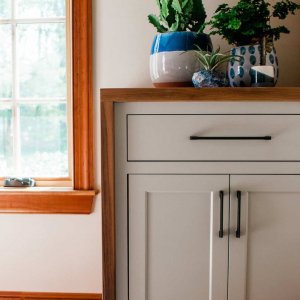 Custom Sideboard closeup.