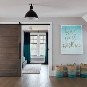 Guest Room with Sliding Barn Door entry